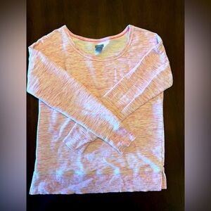 Aerie Light Pink Long Sleeve Tee with side slit